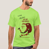 Vrolijk kerstfeest Mannen Basic T-Shirt (Voorkant)