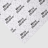 Vrolijk kerstfeest - Manuscript typografie en ster Tissuepapier (Detail)