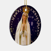 Vrolijk kerstfeest | Mary virgin | Keramisch Ornam Keramisch Ornament (Rechts)