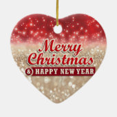 Vrolijk kerstfeest | Mary virgin | Keramisch Ornam Keramisch Ornament (Achterkant)