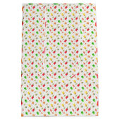 Vrolijk kerstfeest medium cadeauzakje (Achterkant)