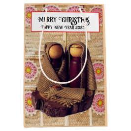 Vrolijk kerstfeest! medium cadeauzakje