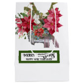 Vrolijk kerstfeest! medium cadeauzakje (Achterkant)