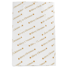 "Vrolijk kerstfeest" Medium Cadeauzakje