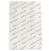 "Vrolijk kerstfeest" Medium Cadeauzakje (Achterkant)