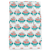 Vrolijk kerstfeest medium cadeauzakje (Voorkant)