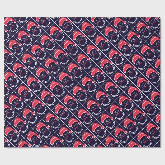 Vrolijk kerstfeest, Merry & Bright Cadeaupapier (Vlak)