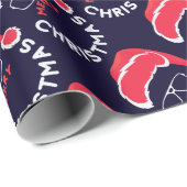 Vrolijk kerstfeest, Merry & Bright Cadeaupapier (Rol Hoek)