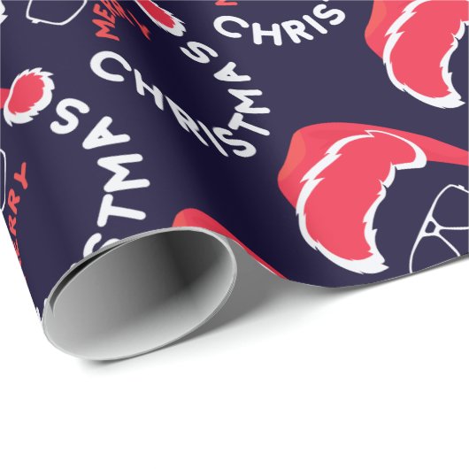 Vrolijk kerstfeest, Merry & Bright Cadeaupapier (Rol Hoek)