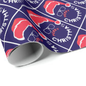 Vrolijk kerstfeest, Merry & Bright Cadeaupapier (Rol Hoek)