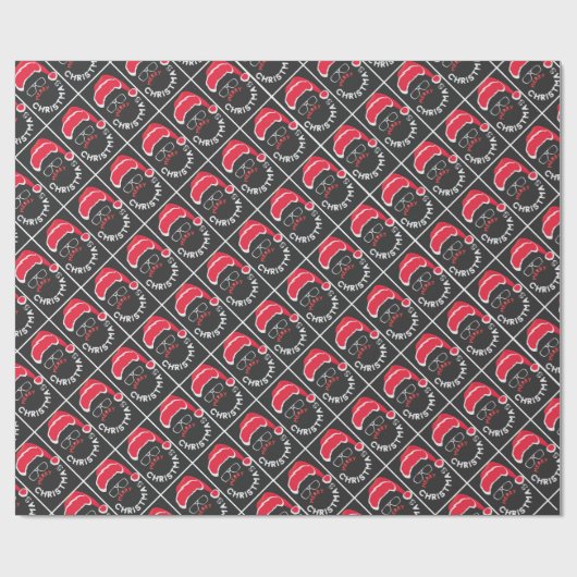 Vrolijk kerstfeest, Merry & Bright Cadeaupapier (Vlak)