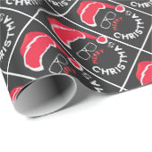 Vrolijk kerstfeest, Merry & Bright Cadeaupapier (Rol Hoek)