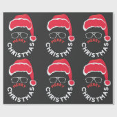 Vrolijk kerstfeest, Merry & Bright Cadeaupapier (Vlak)