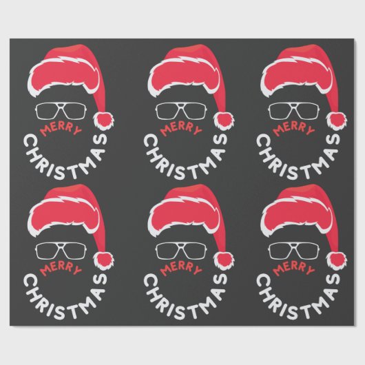Vrolijk kerstfeest, Merry & Bright Cadeaupapier (Vlak)