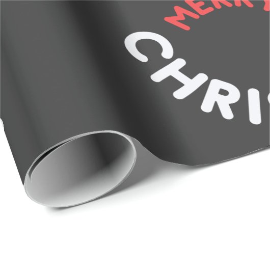 Vrolijk kerstfeest, Merry & Bright Cadeaupapier (Rol Hoek)
