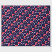 Vrolijk kerstfeest, Merry & Bright Cadeaupapier (Vlak)