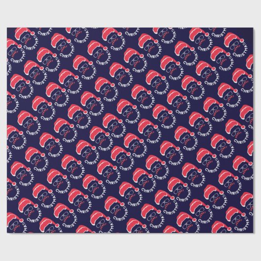 Vrolijk kerstfeest, Merry & Bright Cadeaupapier (Vlak)