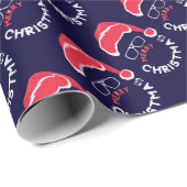 Vrolijk kerstfeest, Merry & Bright Cadeaupapier (Rol Hoek)
