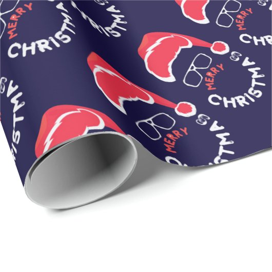 Vrolijk kerstfeest, Merry & Bright Cadeaupapier (Rol Hoek)
