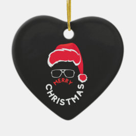 Vrolijk kerstfeest, Merry & Bright Keramisch Ornament