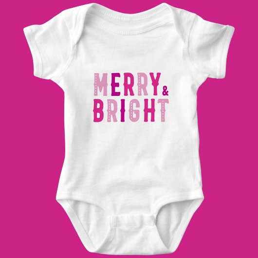 Vrolijk kerstfeest, Merry & Bright Romper