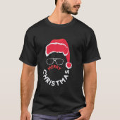 Vrolijk kerstfeest, Merry & Bright T-shirt (Voorkant)