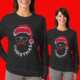Vrolijk kerstfeest, Merry & Bright T-shirt