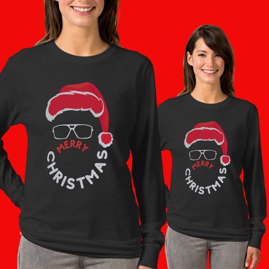 Vrolijk kerstfeest, Merry & Bright T-shirt