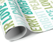 Vrolijk kerstfeest met 1 horizontale foto White Cadeaupapier (Rol Hoek)