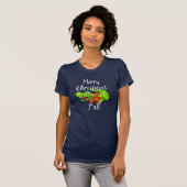 Vrolijk kerstfeest met Alligator T-shirt (Voorkant volledig)