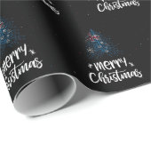 Vrolijk kerstfeest met Australië vlag Cadeaupapier (Rol Hoek)