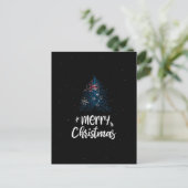 Vrolijk kerstfeest met Australische vlag Feestdagenkaart (Staand voorkant)