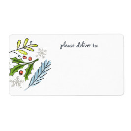 Vrolijk kerstfeest met Blank Etiket