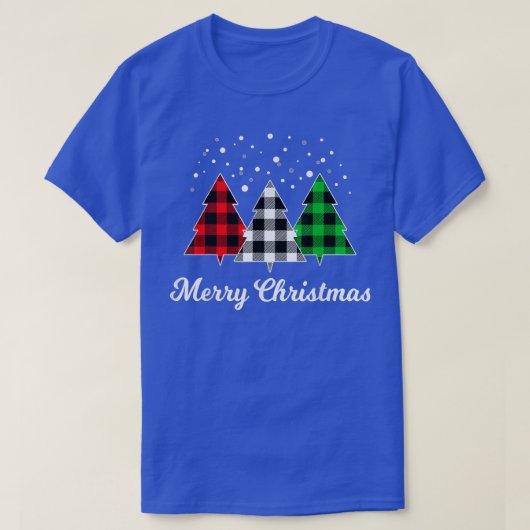 Vrolijk kerstfeest met bufferbord met kersttaart t-shirt (Design voorkant)