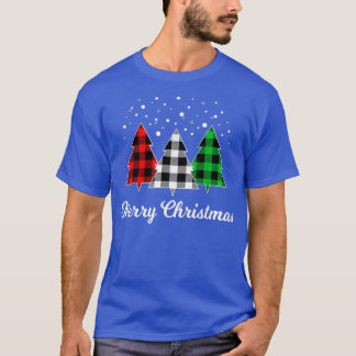 Vrolijk kerstfeest met bufferbord met kersttaart t-shirt