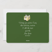 Vrolijk kerstfeest met Cadeaus Aangepaste foto Feestdagenkaart (Achterkant)