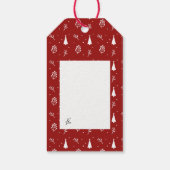 Vrolijk kerstfeest met cadeautjes Labels Cadeaulabel (Achterkant)