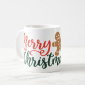 Vrolijk kerstfeest met Candy Cane Mok - Feestelijk (Voorkant links)