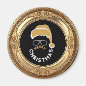 Vrolijk kerstfeest met de kerstman magneet (Voorkant)