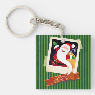 Vrolijk kerstfeest met de Kerstman! Sleutelhanger