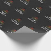 Vrolijk kerstfeest met Duitse vlag Cadeaupapier (Hoek)