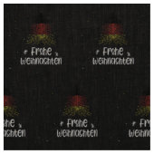 Vrolijk kerstfeest met Duitse vlag Stof (Swatch)