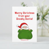 Vrolijk kerstfeest met een 3,5-inch x 5-inch kaart (Staand voorkant)