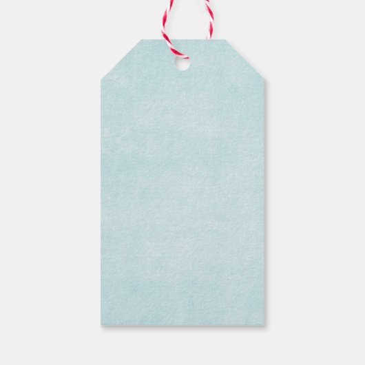 Vrolijk kerstfeest met een hond in een Santa Hat Cadeaulabel (Achterkant)