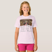 Vrolijk kerstfeest met een mooie dag en een betere t-shirt (Voorkant volledig)