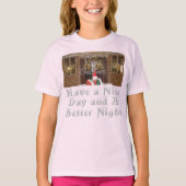 Vrolijk kerstfeest met een mooie dag en een betere t-shirt (Voorkant)