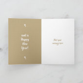 Vrolijk kerstfeest met een schattige sneeuwman en  feestdagen kaart (Binnen)