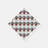 Vrolijk kerstfeest met een teder Teddy Bear Patter Servet (Hoek)