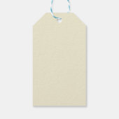 Vrolijk kerstfeest met eenvoudige traditionele ivo cadeaulabel (Achterkant)