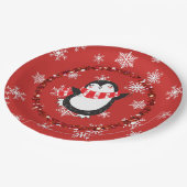 Vrolijk kerstfeest met feestdag Borden Papieren Bordje (Gekanteld)